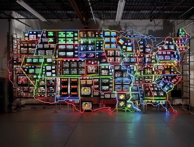 Nam June Paik Electronic Superhighway